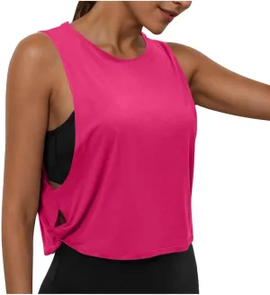 Quick-Dry Sport Tank Top for Women Sleeveless Casual Camis Trendy Loose Fit Beach Vacation Going Out Camisoles Top