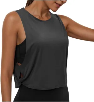 Quick-Dry Sport Tank Top for Women Sleeveless Casual Camis Trendy Loose Fit Beach Vacation Going Out Camisoles Top