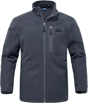 Rdruko Men's Fleece Jackets Full Zip Lightweight Outdoor Hiking Jackets Winter Coats