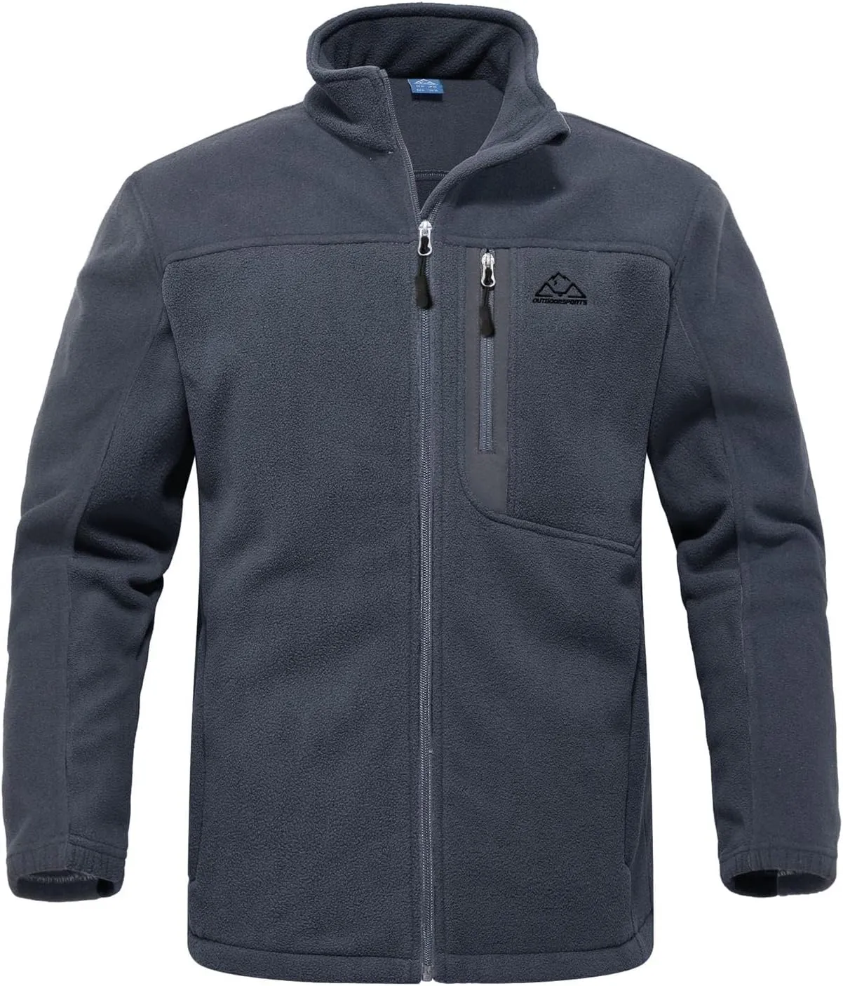 Rdruko Men's Fleece Jackets Full Zip Lightweight Outdoor Hiking Jackets Winter Coats