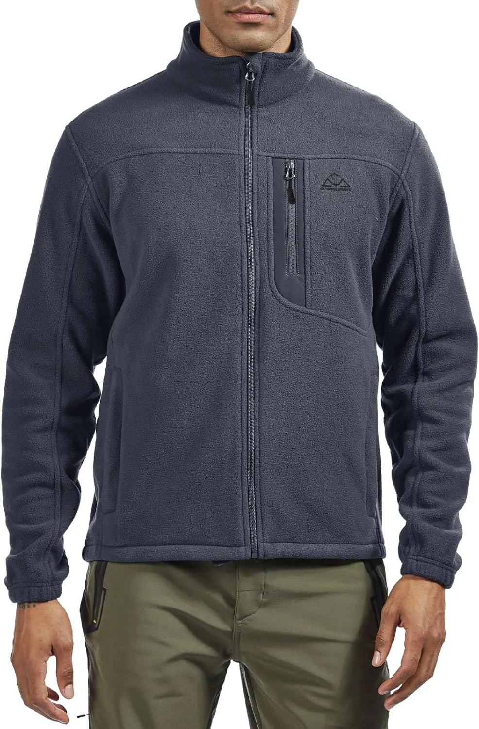 Rdruko Men's Fleece Jackets Full Zip Lightweight Outdoor Hiking Jackets Winter Coats