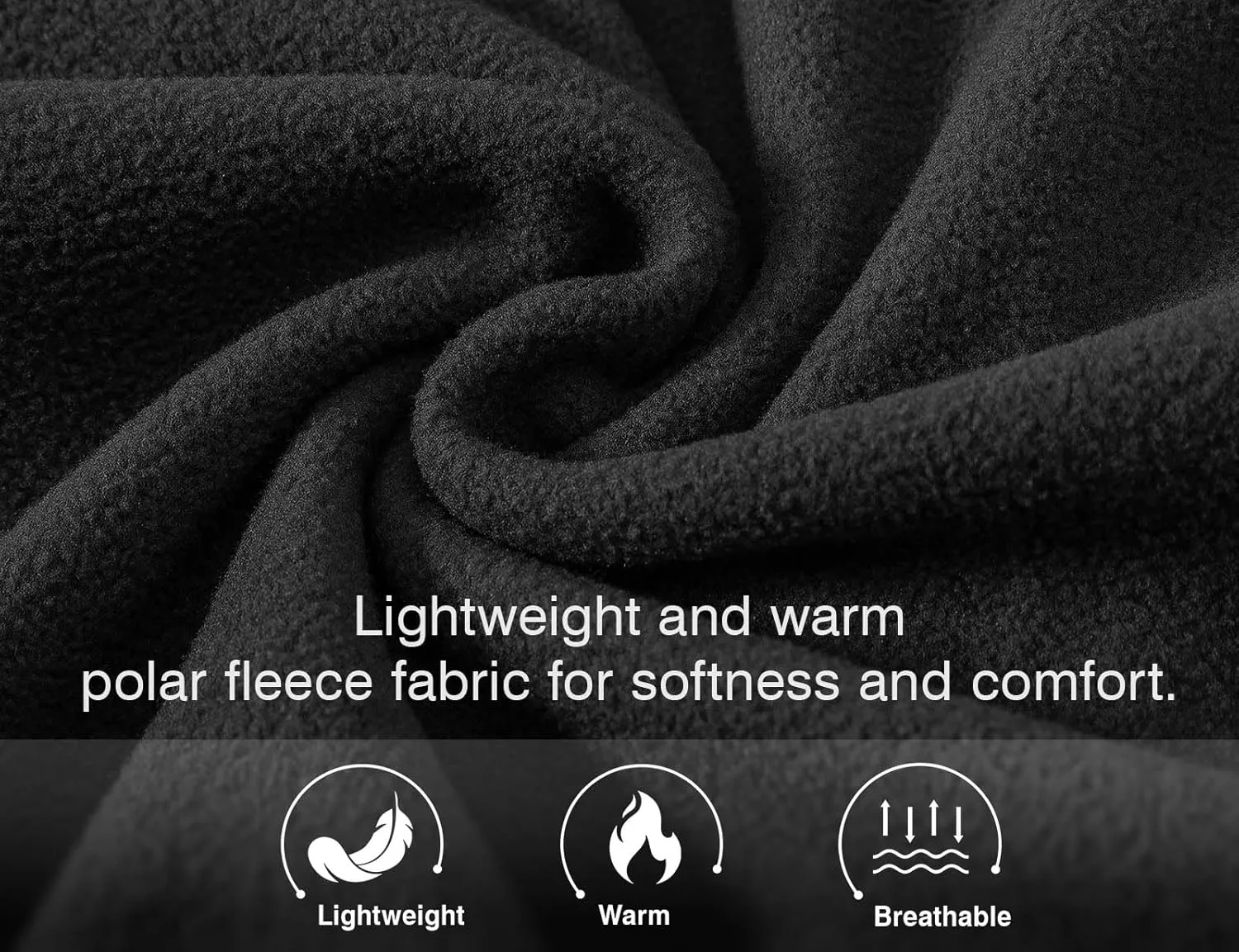 Rdruko Men's Fleece Jackets Full Zip Lightweight Outdoor Hiking Jackets Winter Coats