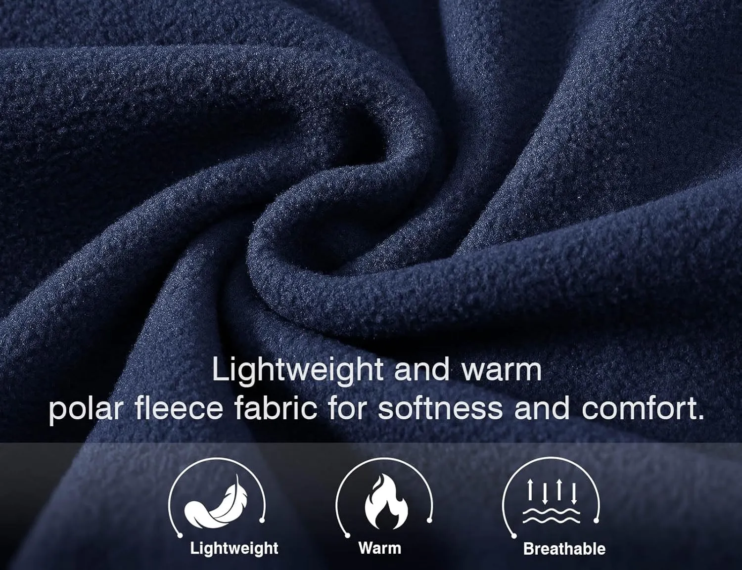 Rdruko Men's Fleece Jackets Full Zip Lightweight Outdoor Hiking Jackets Winter Coats