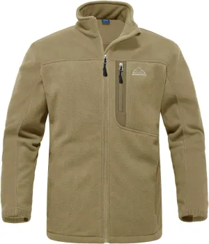 Rdruko Men's Fleece Jackets Full Zip Lightweight Outdoor Hiking Jackets Winter Coats
