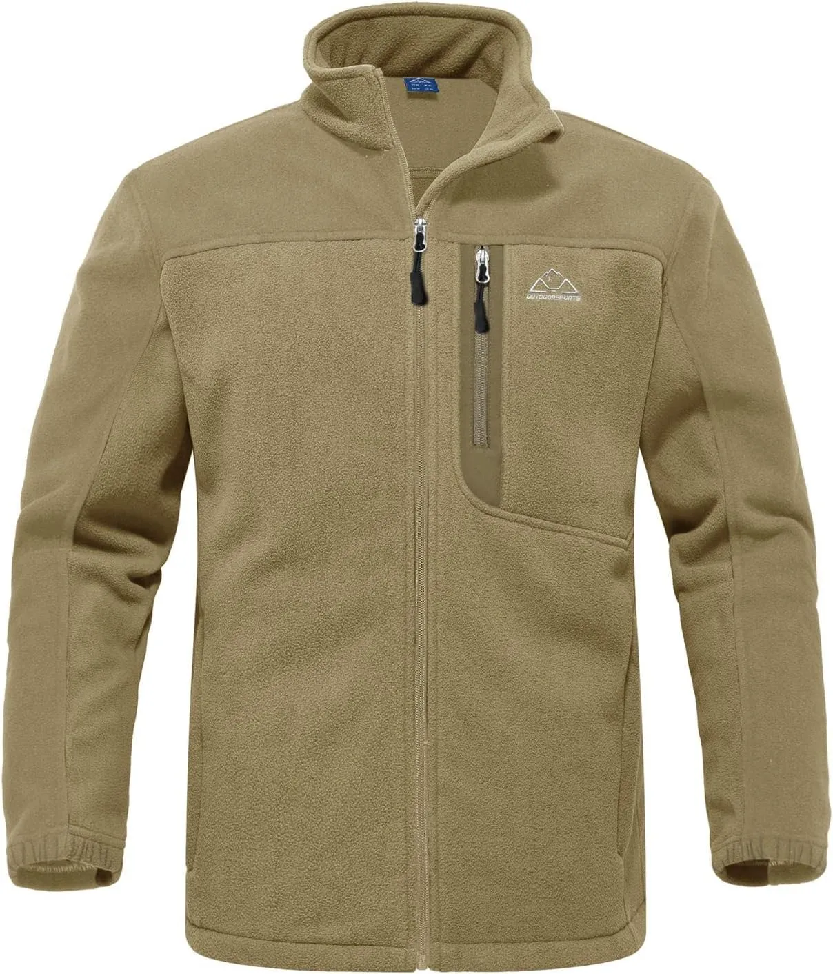 Rdruko Men's Fleece Jackets Full Zip Lightweight Outdoor Hiking Jackets Winter Coats