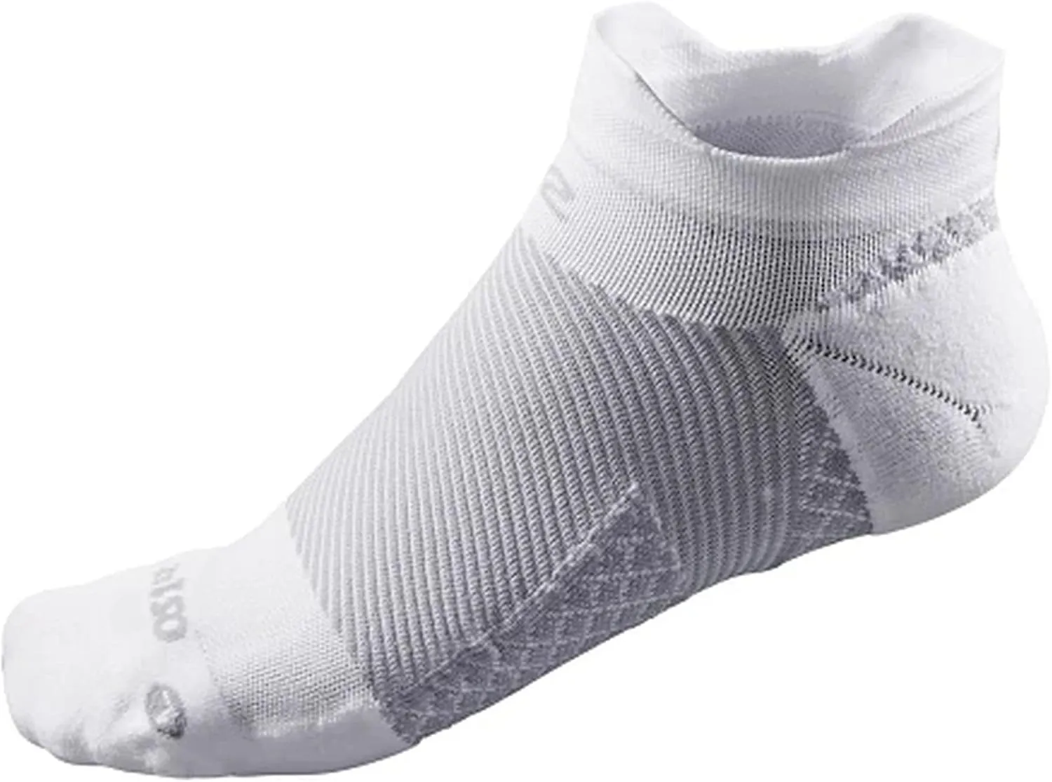 Road Runner Sports R-Gear OS1st Plantar Fasciitis No Show Socks for Men and Women (2 Pairs)