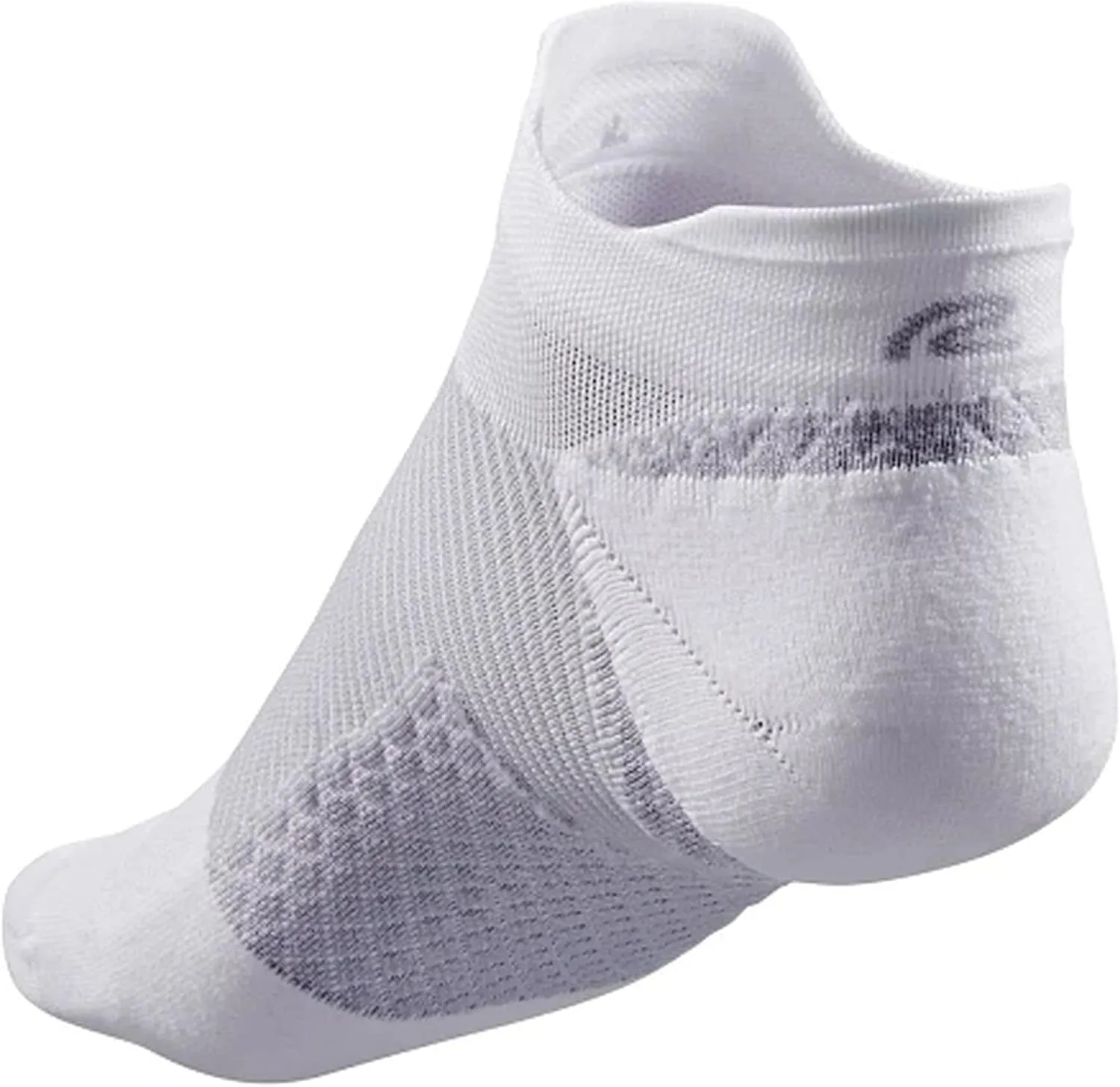 Road Runner Sports R-Gear OS1st Plantar Fasciitis No Show Socks for Men and Women (2 Pairs)