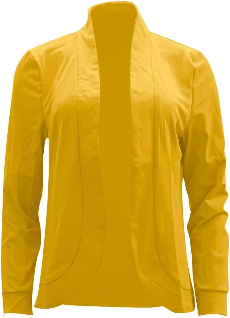 Summer Blazers for Women Lightweight 2025 Open Front Solid Color Blazer Jacket Suit Lightweight Bussiness