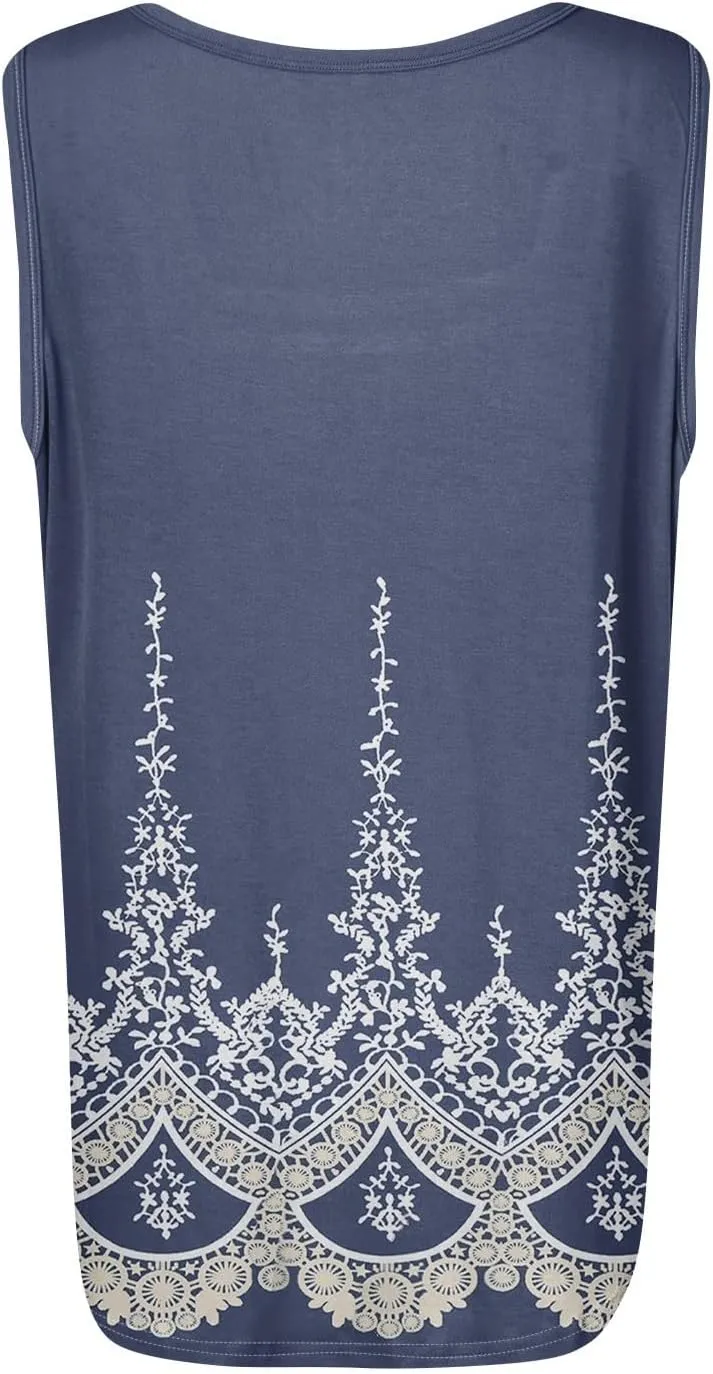 Summer Tank Tops for Women Sleeveless Square Neck Tops Comfy Pleated Tanks Blouses Dressy Casual