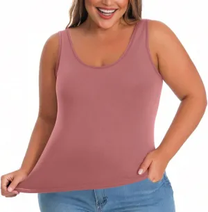 Tank Tops for Women with Built in Bras Plus Size Sports Padded Bras Summer Workout Camis Sleeveless Under Clothes