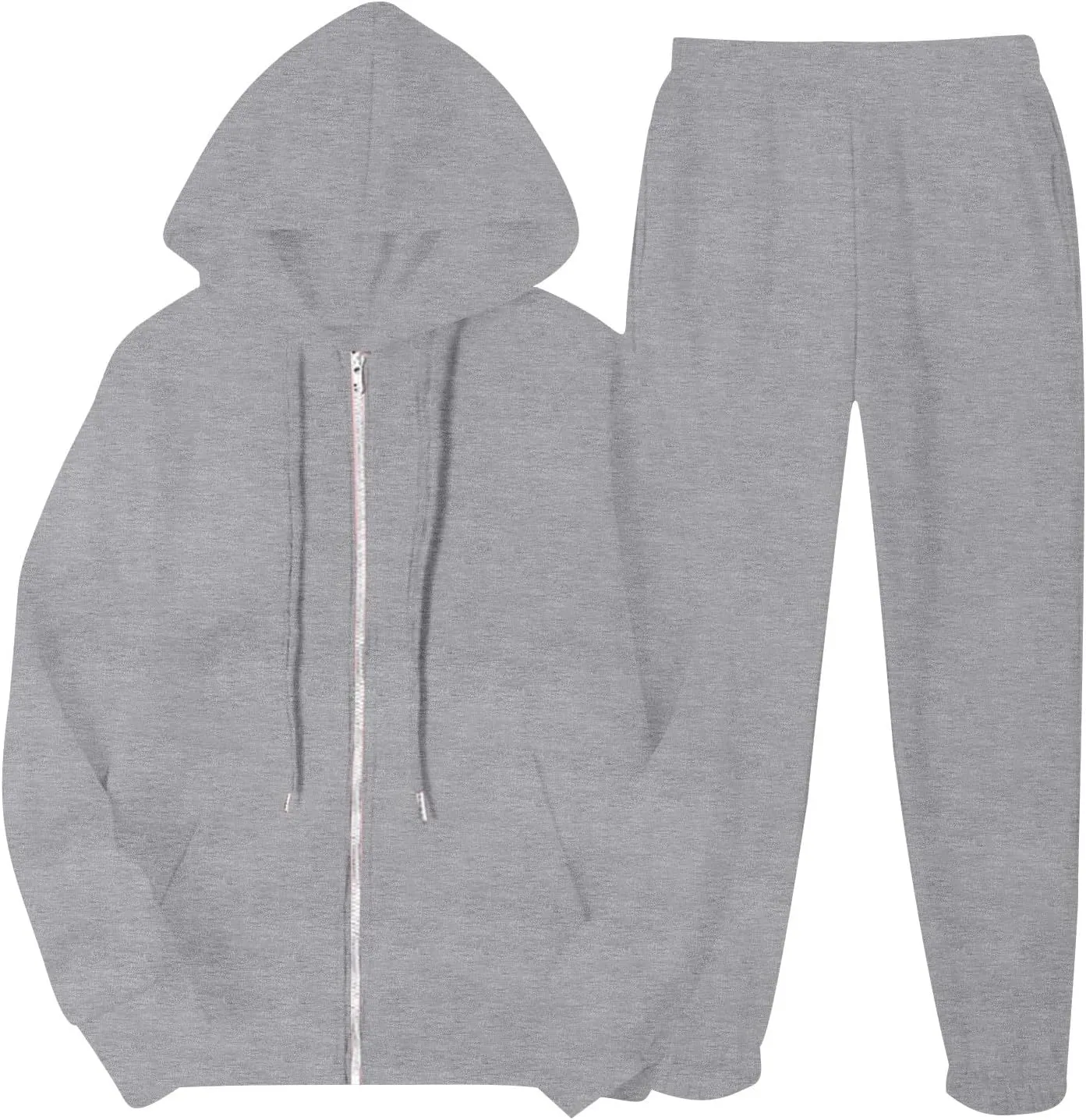 Track Suits for Women Set 2 Piece Sweatsuit Fleece Lined Lounge Set Zip Up Sweatshirt and Sweatpants Casual Outfit