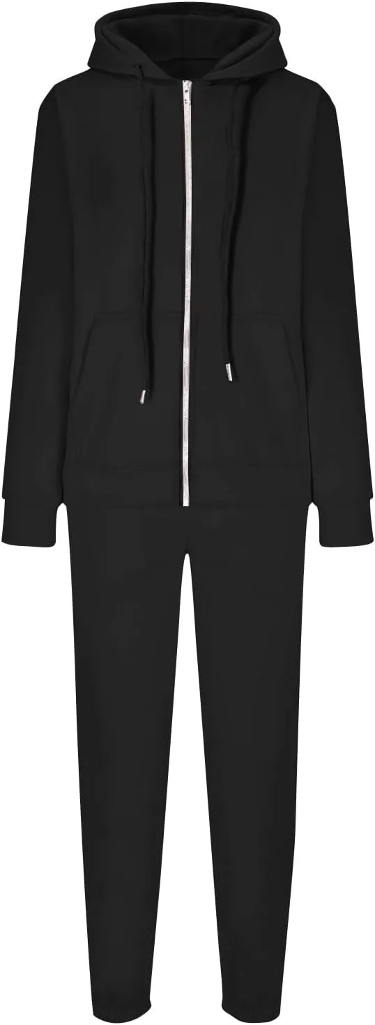 Track Suits for Women Set 2 Piece Sweatsuit Fleece Lined Lounge Set Zip Up Sweatshirt and Sweatpants Casual Outfit