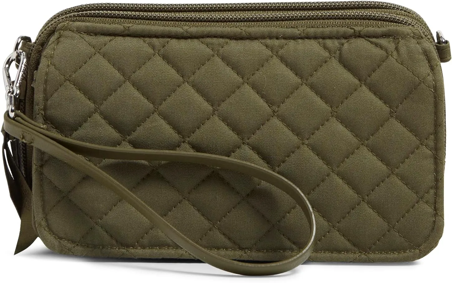 Vera Bradley Women's Cotton All in One Crossbody Purse with RFID Protection