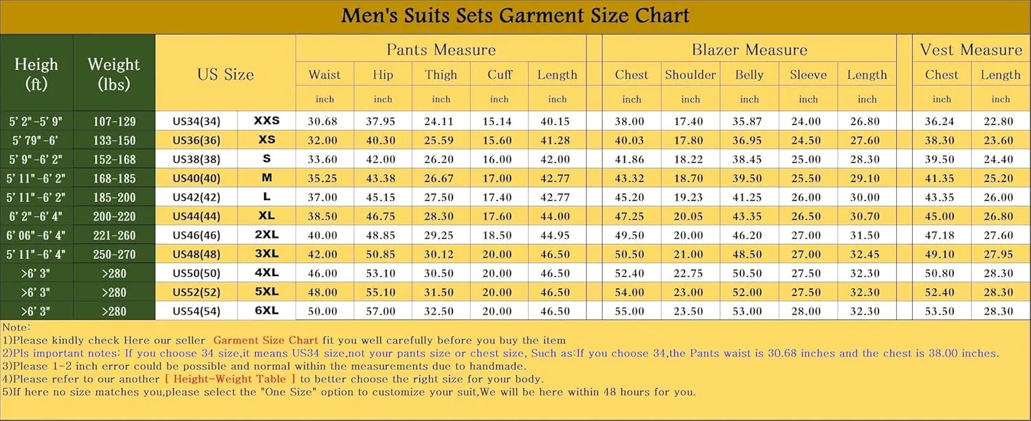 Wangyue Men's Tweed Herringbone 3 Piece Suits Formal Regular Fit Wedding Groom Suits