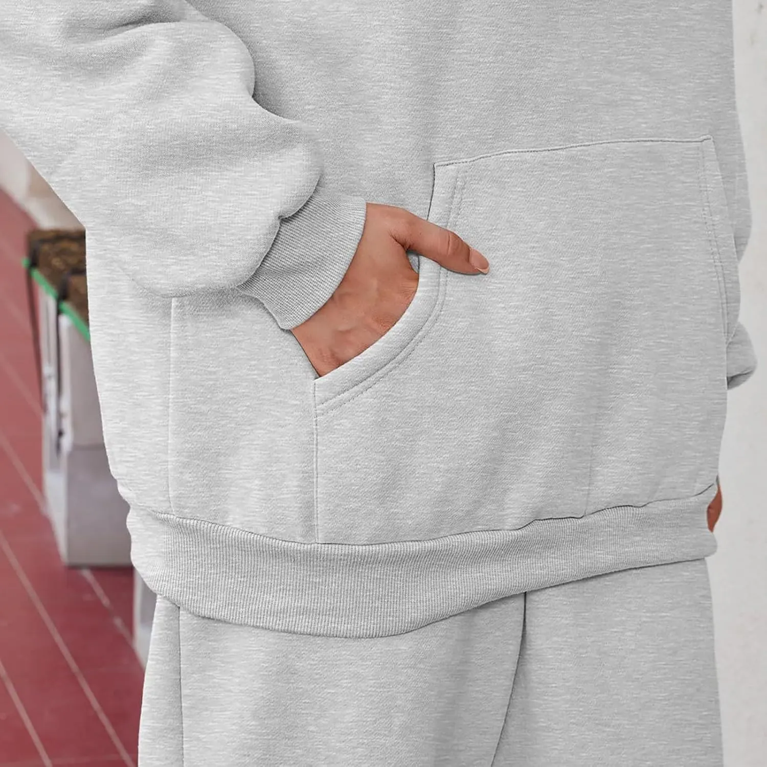Women 2 Piece Sweatsuits Solid and Tracksuit Sweatshirt Hooded Women Suits Sets Sweatsuits for Women Set 2 Piece