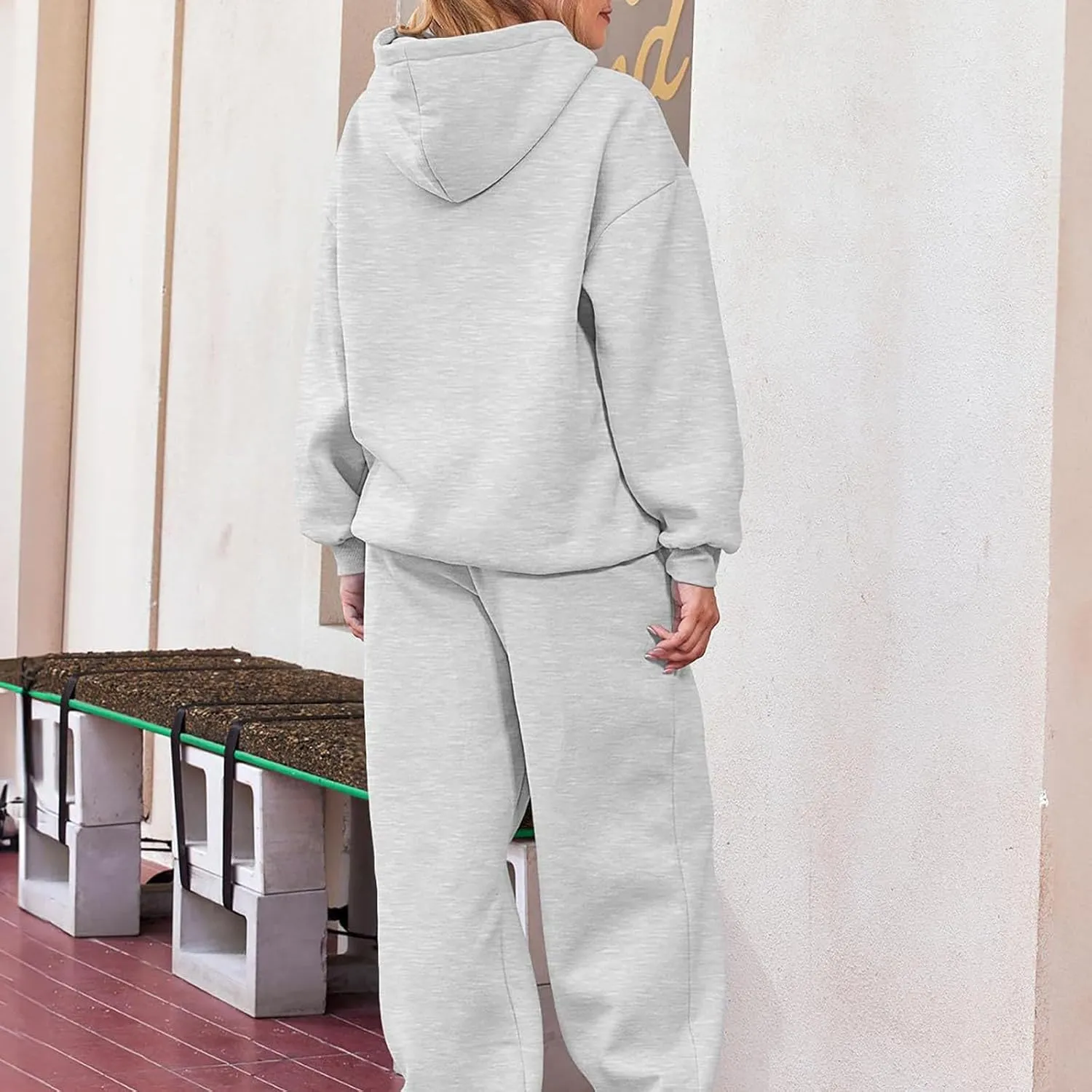 Women 2 Piece Sweatsuits Solid and Tracksuit Sweatshirt Hooded Women Suits Sets Sweatsuits for Women Set 2 Piece