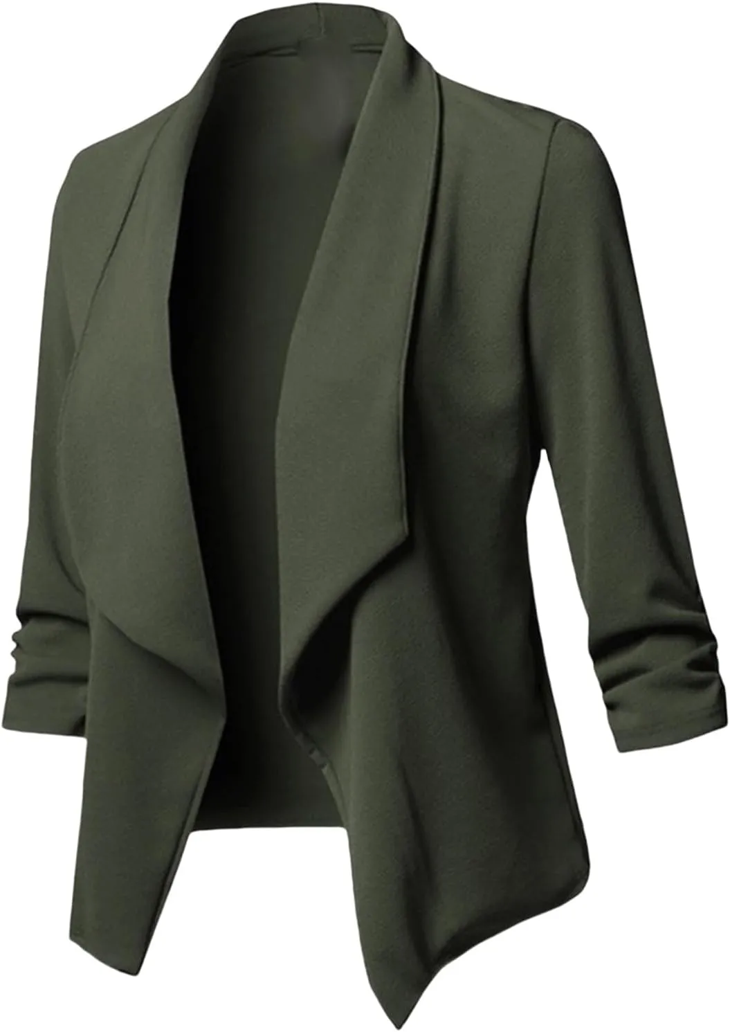 Women Blazers Business Casual Jackets Elegant Office Work Suit Jacket Fashion Long Sleeve Open Front Cardigan Coat Tops