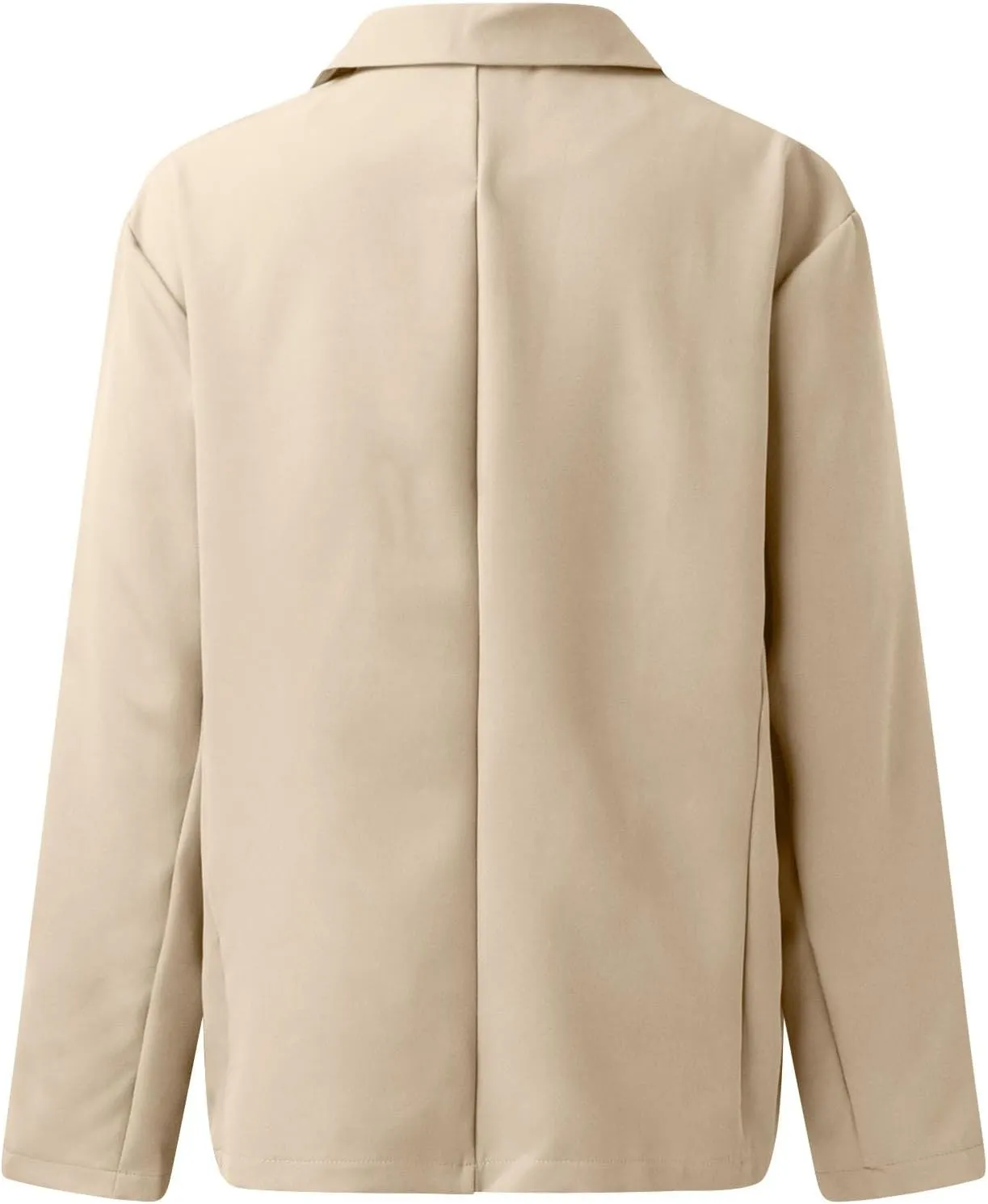 Women Open Front Blazers 2024 Sleeve Front Notched Collar Suit Cardigan Cardigan Fall Fashion Work Office Blazer