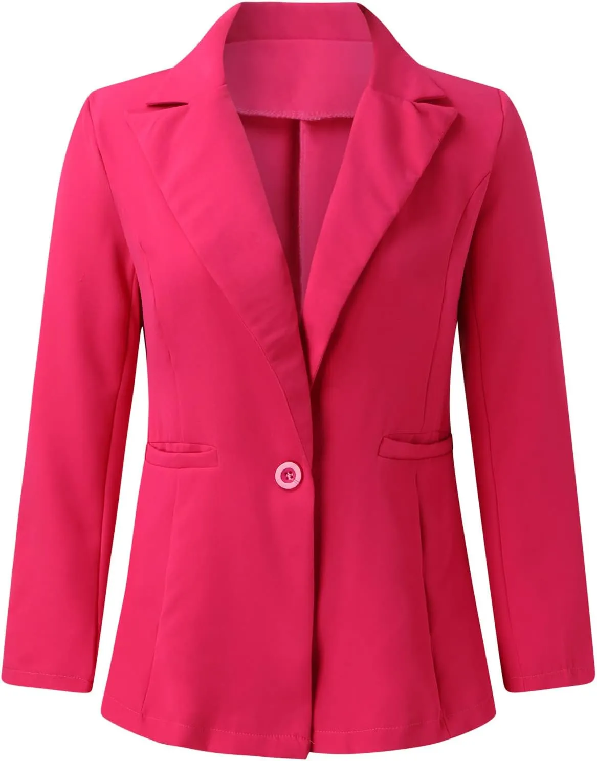 Women Open Front Blazers 2024 Sleeve Front Notched Collar Suit Cardigan Cardigan Fall Fashion Work Office Blazer