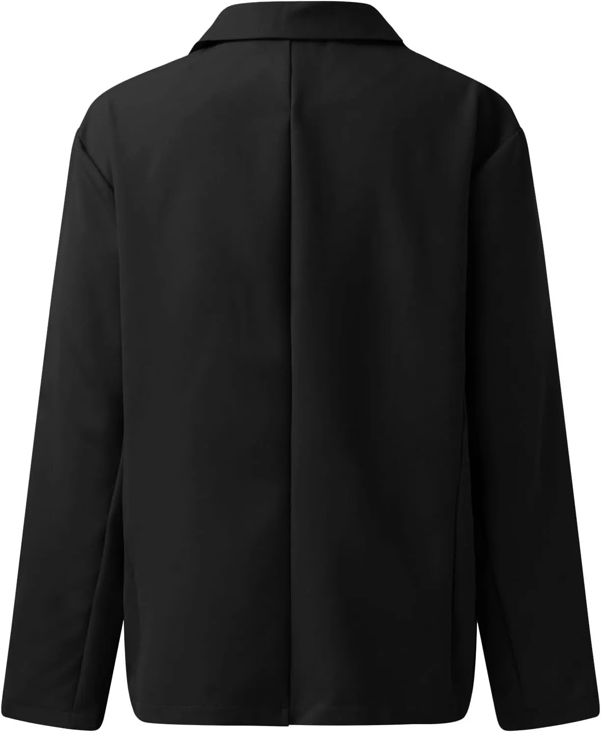 Women Open Front Blazers 2024 Sleeve Front Notched Collar Suit Cardigan Cardigan Fall Fashion Work Office Blazer