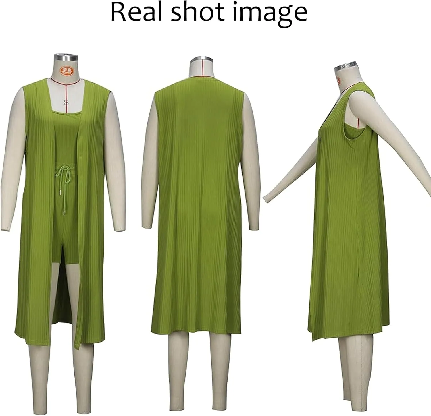 Women's 3 Piece Shorts Set Outfits Long Cardigan Shorts and Vest Sweatsuits Set Matching Lounge Track Suits