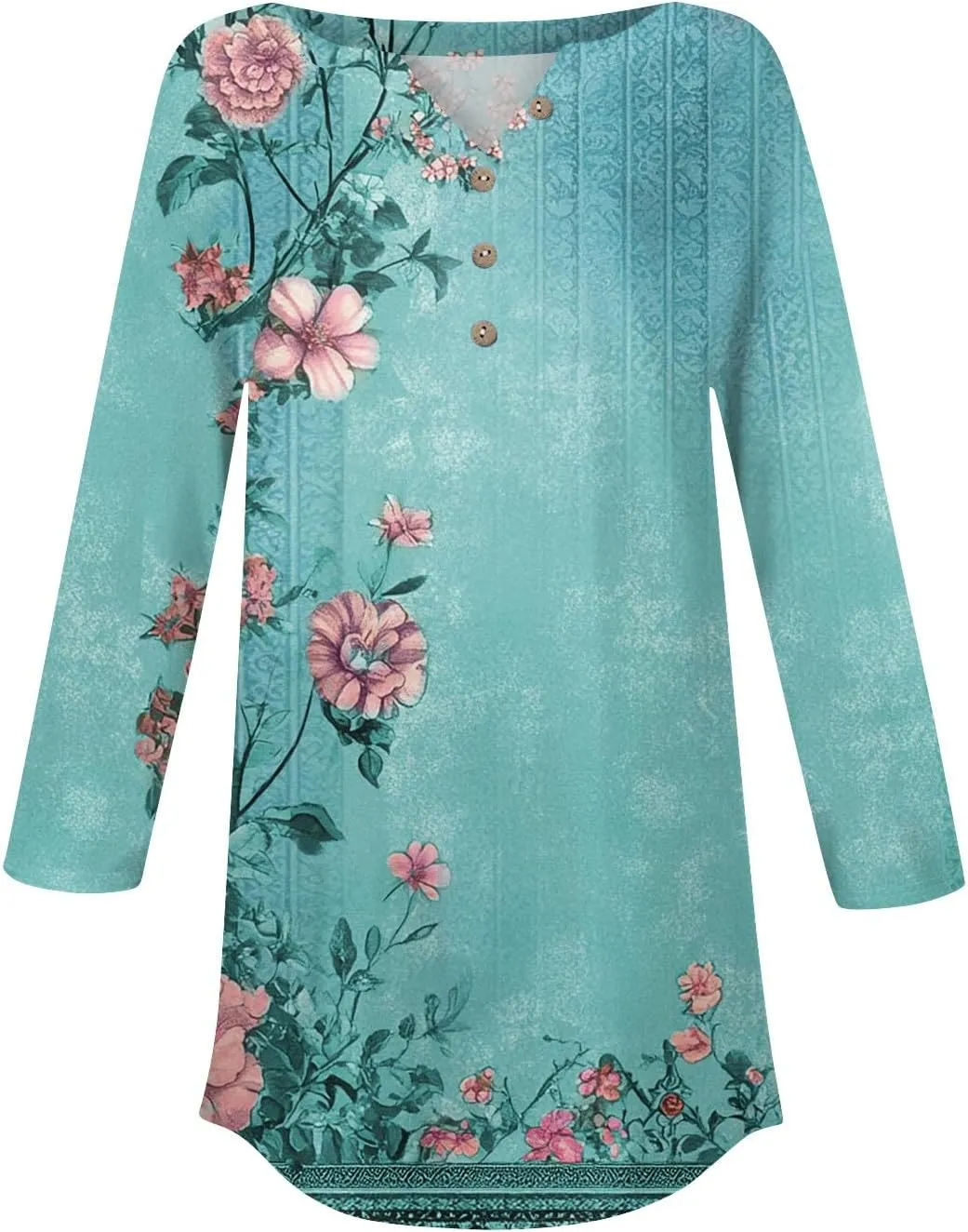 Womens 3/4 Sleeve Tops,Womens Tees and Tanks Basic Women's Tops 3/4 Sleeve Sports 3/4 Sleeve Tops Women Baggy 3/4 Shirts