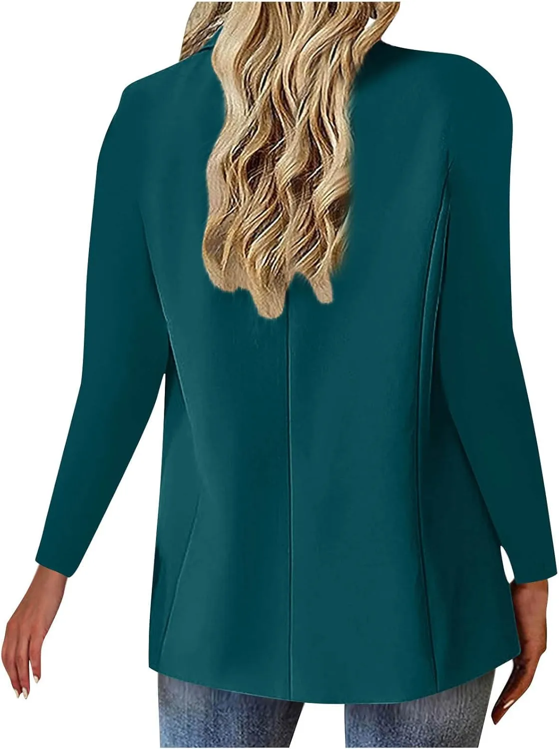 Womens Business Casual Blazer Spring Cardigan Lapel Button Down Solid Suit Jacket with Lined Office Work Clothes 2025