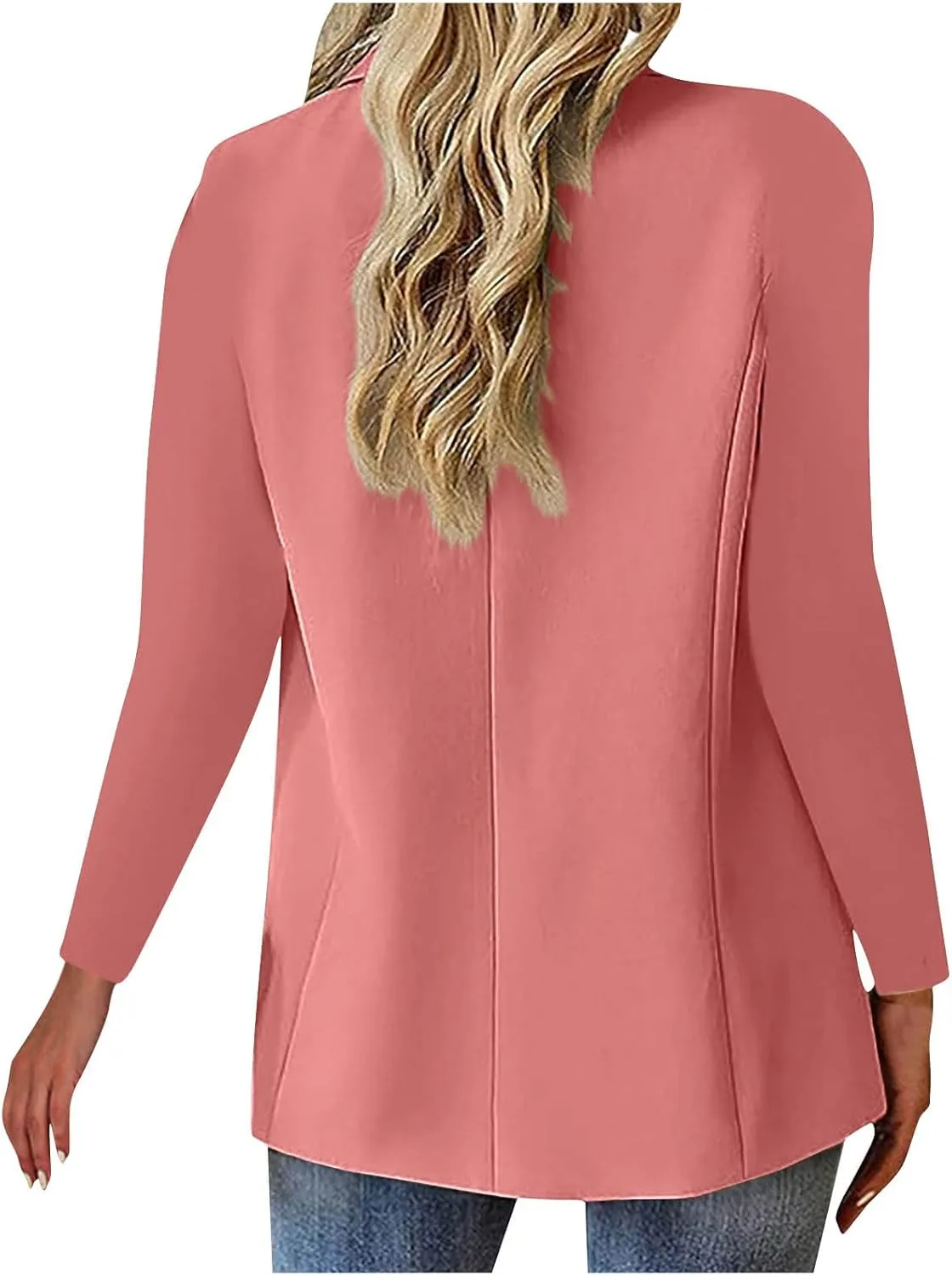Women's Business Casual Long Sleeve Lapel Blazer
