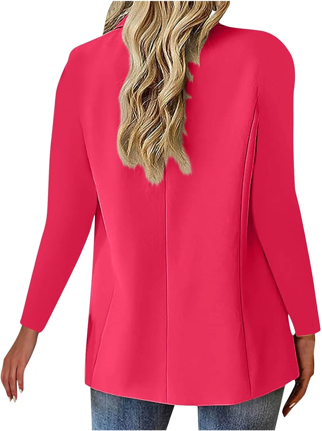 Women's Business Casual Long Sleeve Lapel Blazer