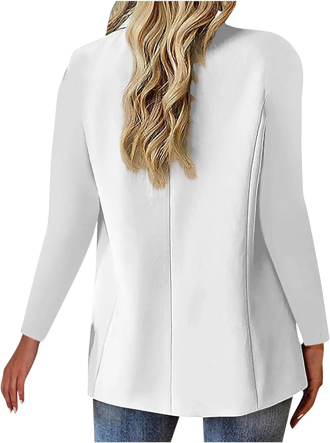 Women's Business Casual Long Sleeve Lapel Blazer