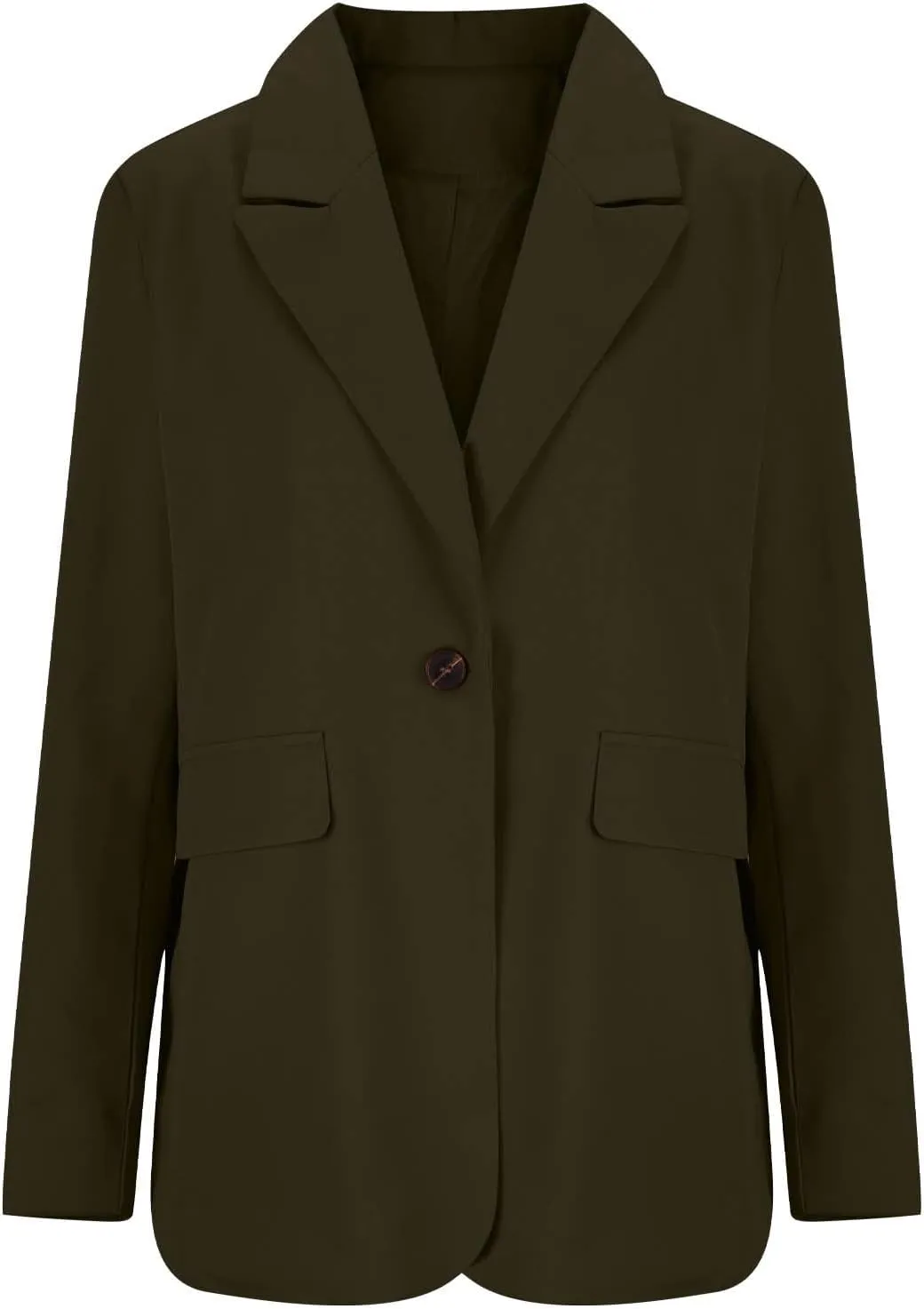 Women's Business Casual Long Sleeve Lapel Blazer