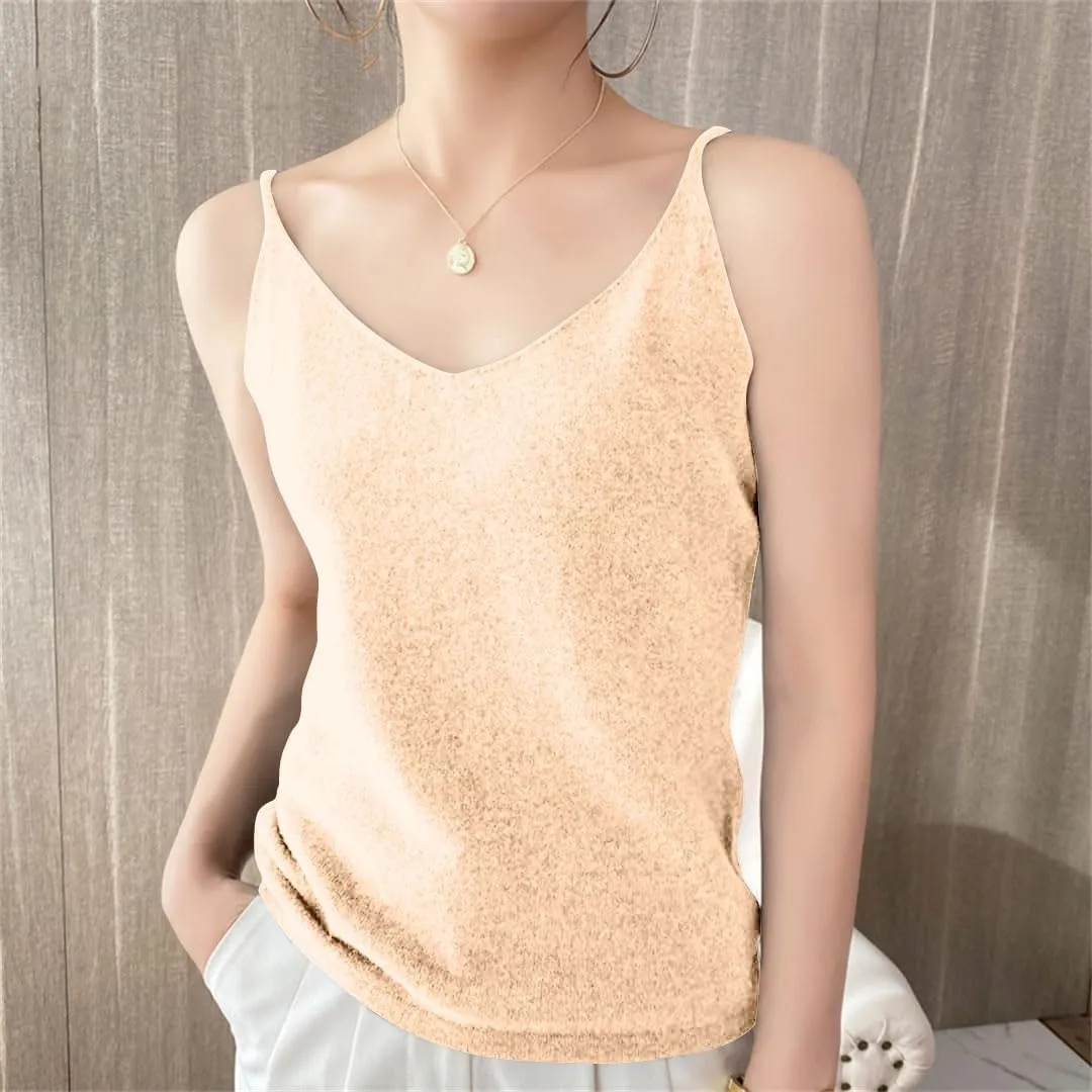 Women's Camisole Tank Top Undershirt Spaghetti Strap Basic Camisoles Tank Tops for Women