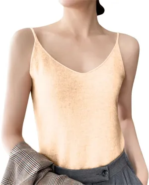 Women's Camisole Tank Top Undershirt Spaghetti Strap Basic Camisoles Tank Tops for Women