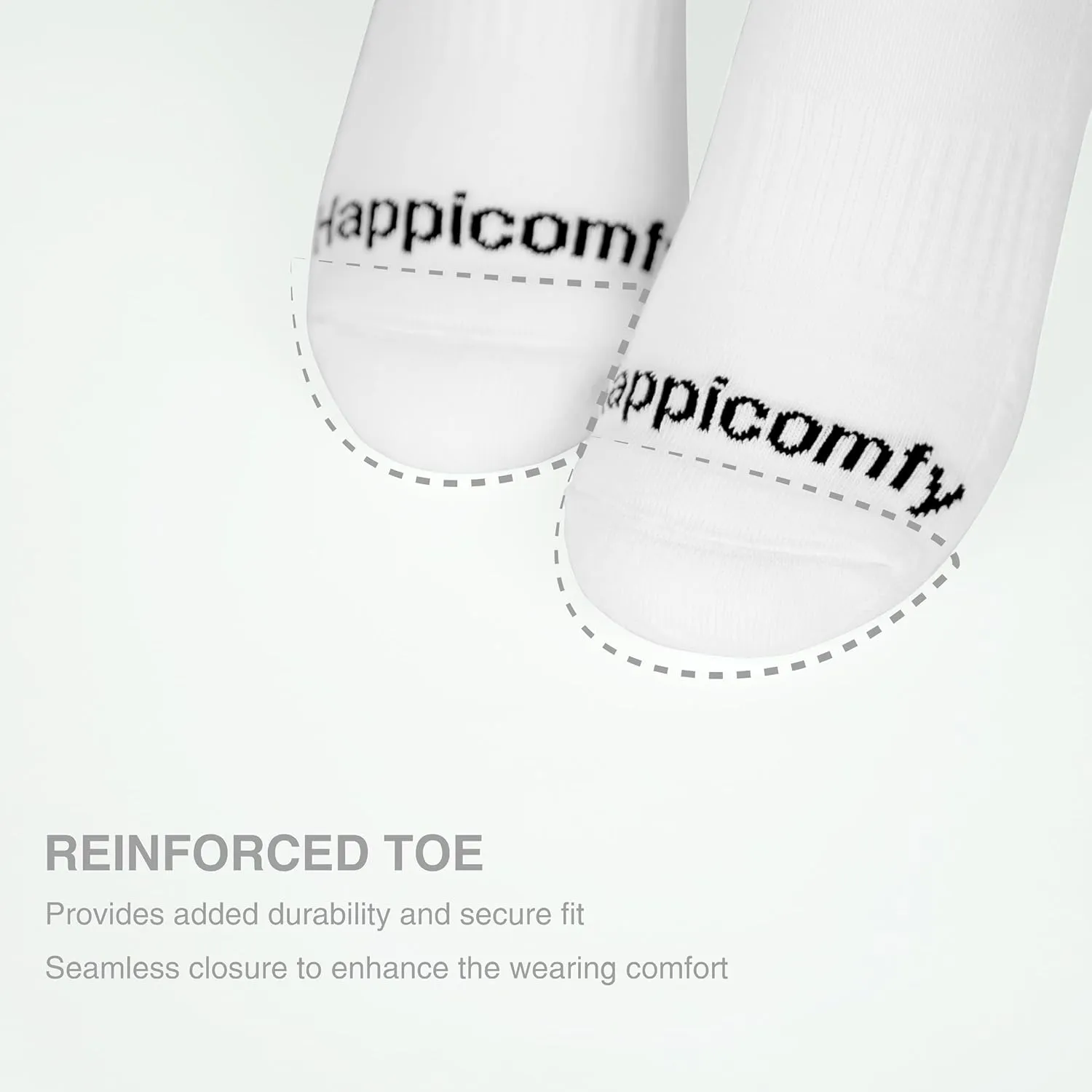 Women’s Cotton Ankle Socks with Comfy Cushioned Bottom and Arch Compression, Running, Sports, Works (6 Pairs)