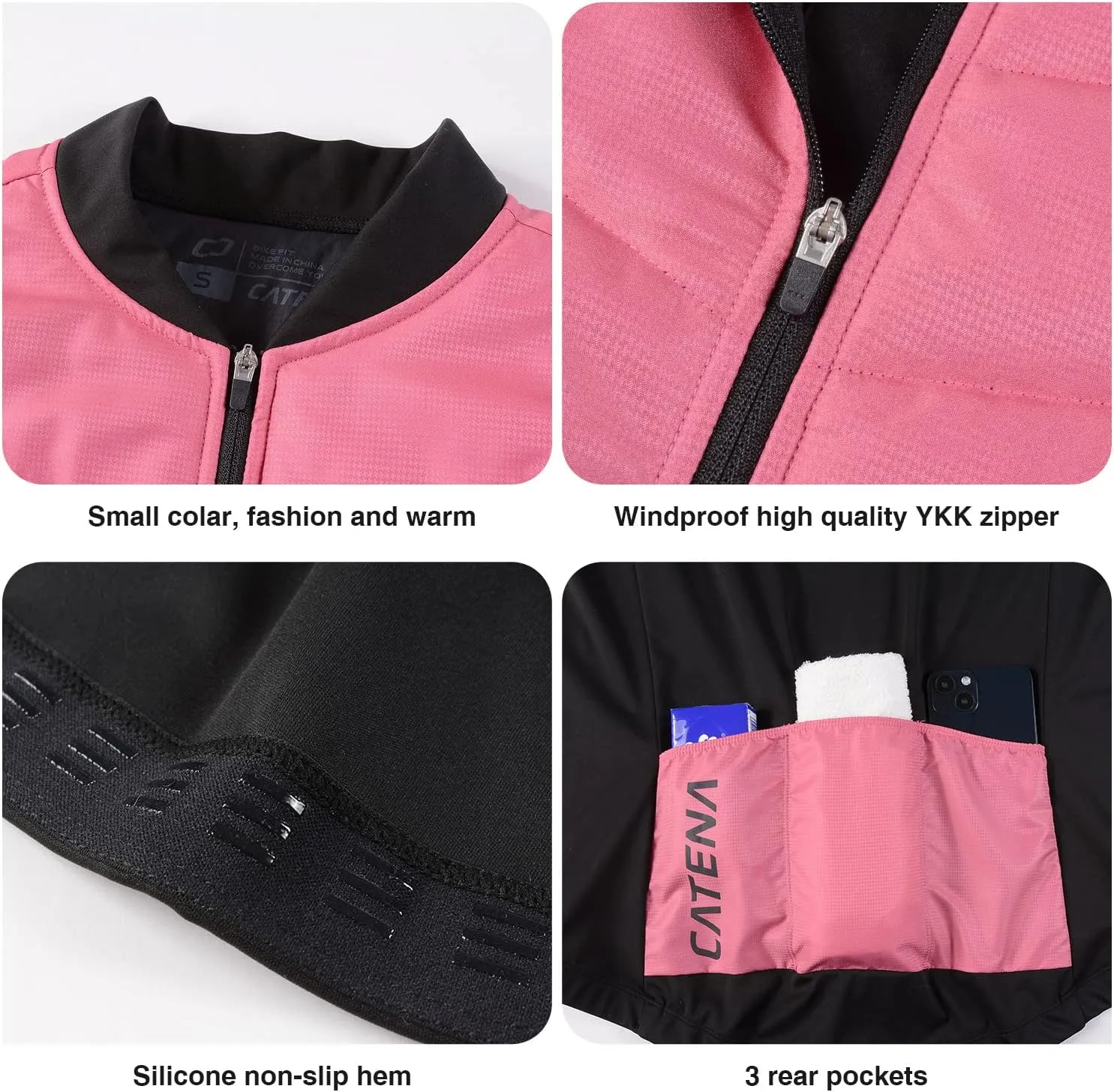 Women's Cycling Lightweight Windbreaker Waterproof Sun-Protective Jacket Outdoor Raincoat Portable Casual Outdoor Coat