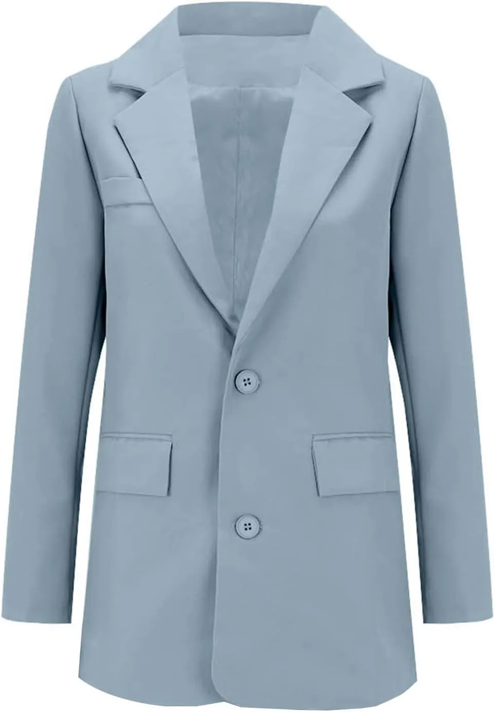 Womens Fashion 2024 Casual Blazers Long Sleeve Lapel Open Front Work Suit Jacket Office Blazer Jackets with Pockets