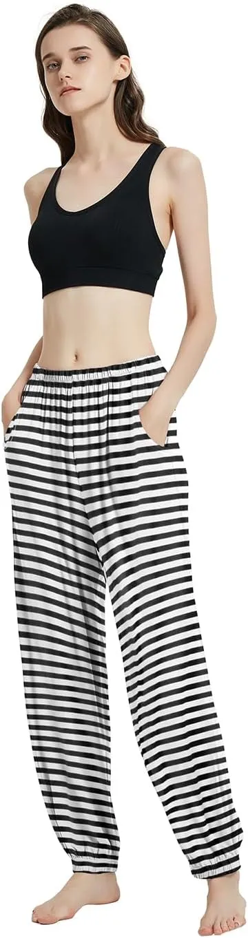 Women's Modal Pajama Pants Bamboo Nightwear Sleepwear Yoga Lounge Pants