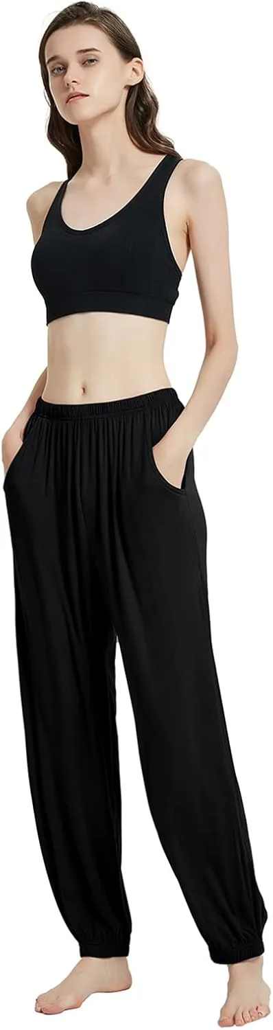 Women's Modal Pajama Pants Bamboo Nightwear Sleepwear Yoga Lounge Pants
