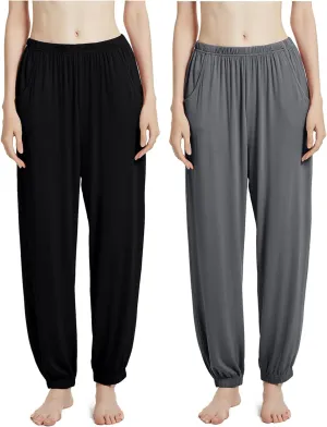 Women's Modal Pajama Pants Bamboo Nightwear Sleepwear Yoga Lounge Pants