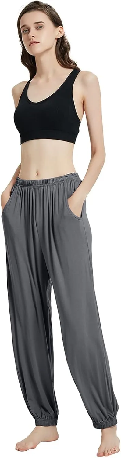 Women's Modal Pajama Pants Bamboo Nightwear Sleepwear Yoga Lounge Pants