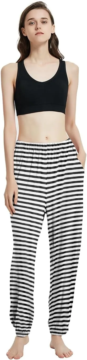 Women's Modal Pajama Pants Bamboo Nightwear Sleepwear Yoga Lounge Pants