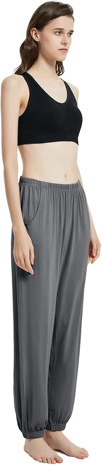 Women's Modal Pajama Pants Bamboo Nightwear Sleepwear Yoga Lounge Pants