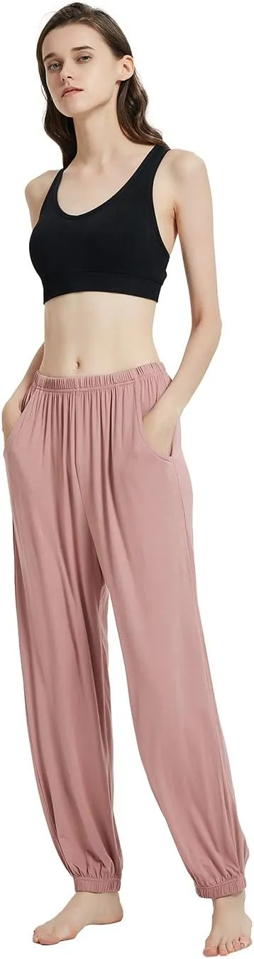 Women's Modal Pajama Pants Bamboo Nightwear Sleepwear Yoga Lounge Pants