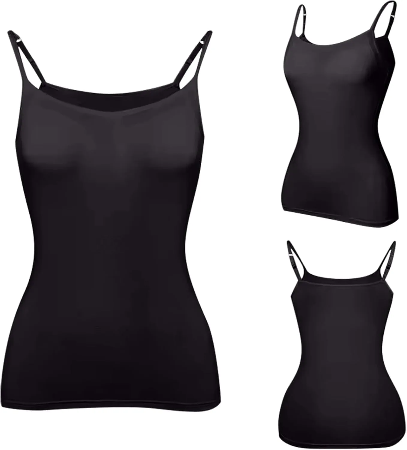 Womens Shelf Bra Tank Tops 2025 Basic Workout Camis Padded Yoga Shirt Cotton Undershirt