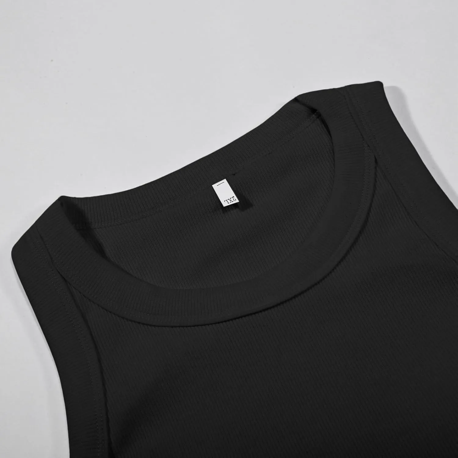 Womens Shelf Bra Tank Tops Racerback Workout Summer Round Neck Camis Yoga Shirt Soft Crop Gym Outfits Undershirt