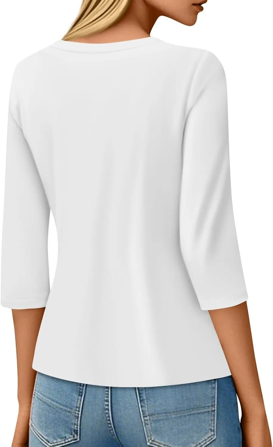 Womens St. Patrick's Day Shirts 3/4 Sleeve Green Shirts for Women Lucky,3/4 Sleeve Shirts for Women Cotton Fall T Shirts