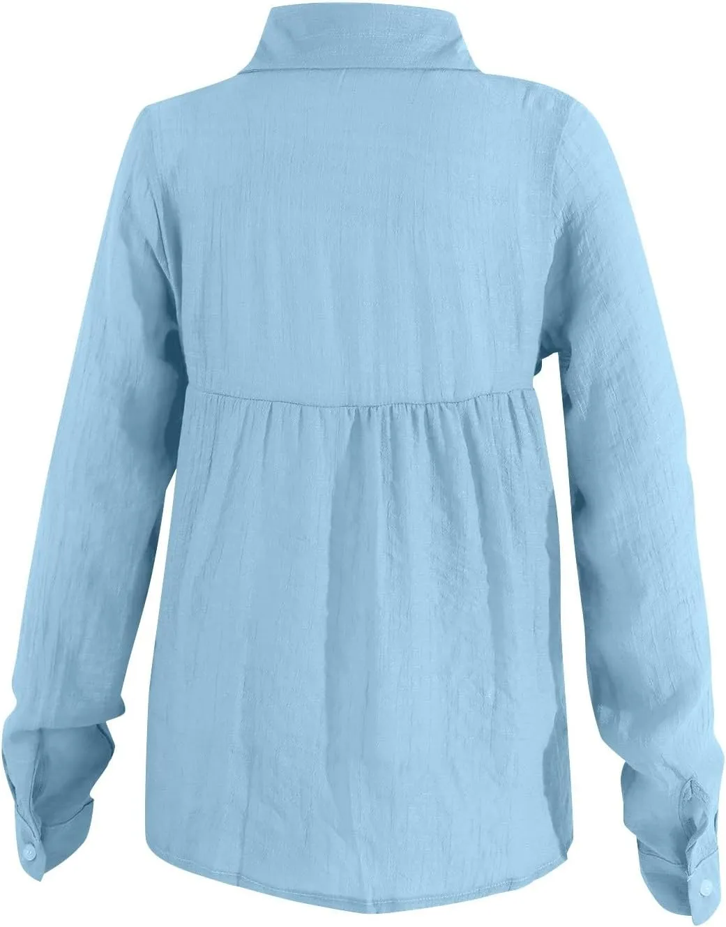 Womens Summer Tops Short Sleeve Button Down Cotton Linen Shirt Blouse Plus Size Summer Clothes Outfits 2024