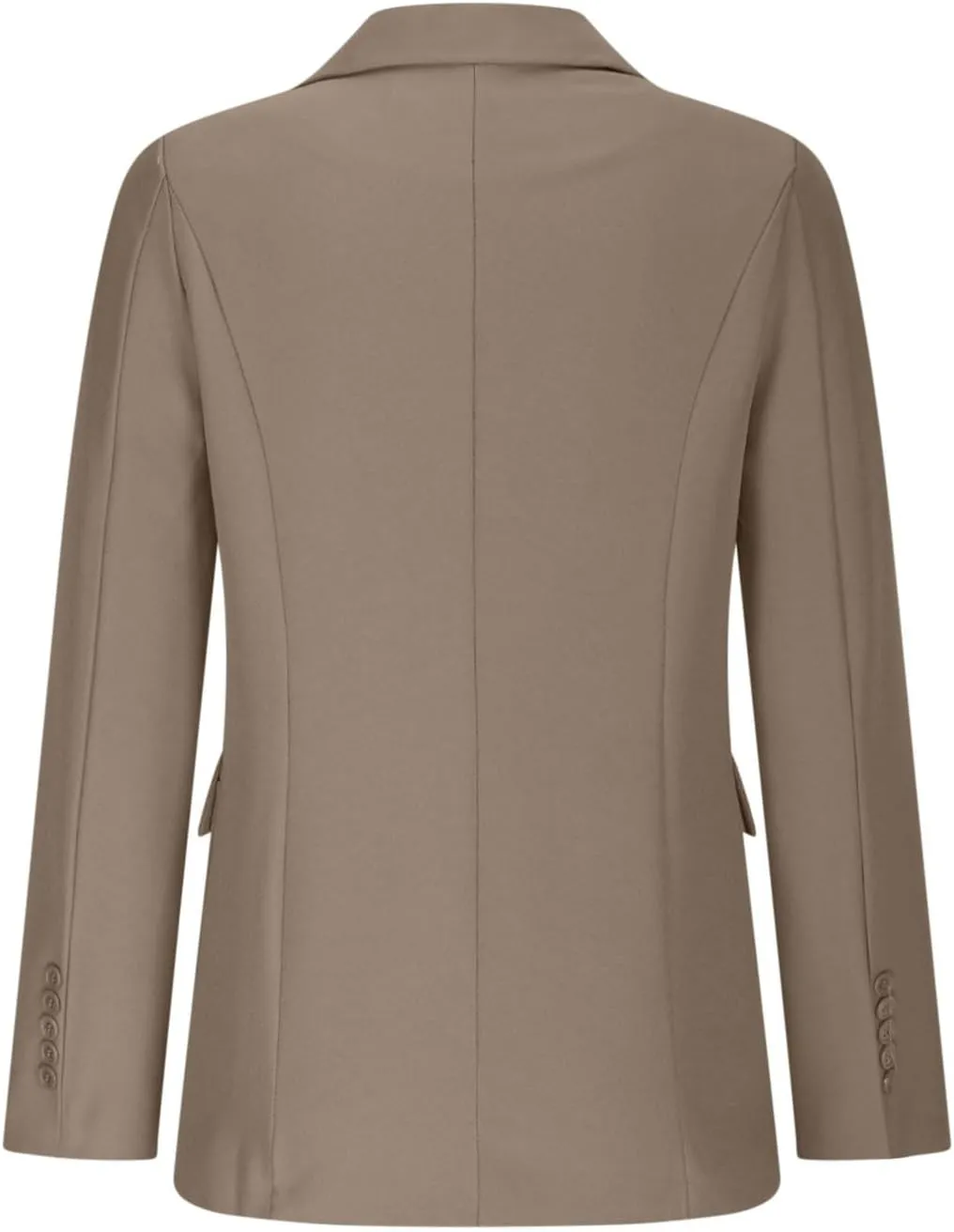 Women's Work Office Blazer Business Casual Lightweight Jackets Long Sleeve Open Front Slim Fit Button Lapel Blazer