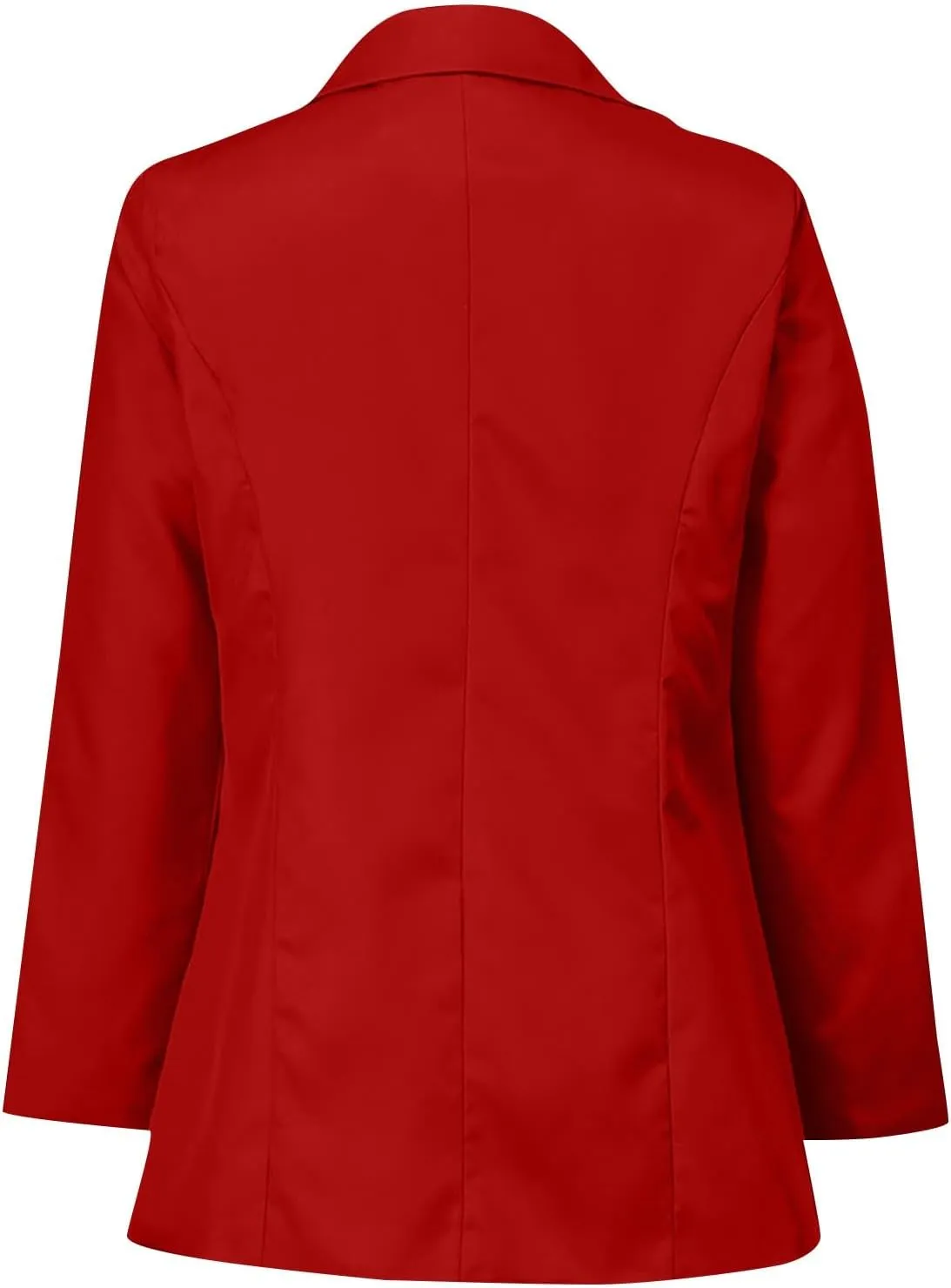 ZEFOTIM Women Blazer Fitted Fashion Plus Size Floral/Striped Coat Trendy Business 2024 Blazer